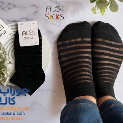 جوراب مچی شیشه ای رینگی ساده