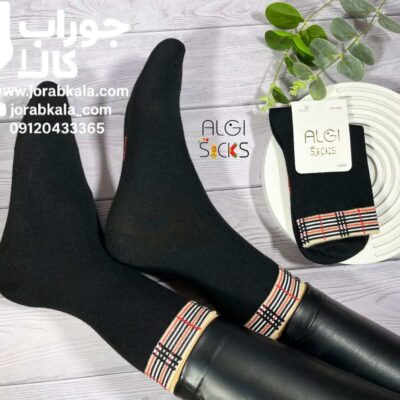 جوراب ساقدار زنانه طرح کش باربری