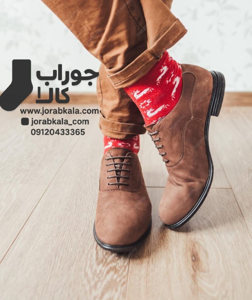 جوراب رنگی مردانه مچی و ساقدار فانتزی