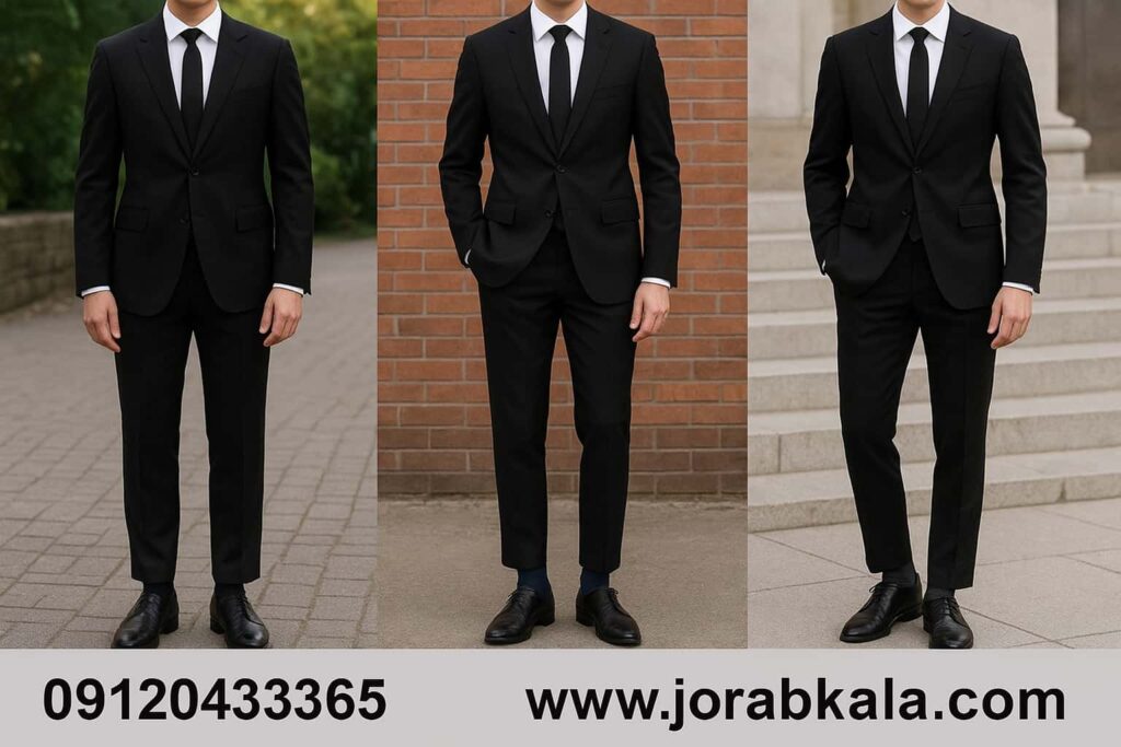 با کت و شلوار مشکی چه رنگ جورابی بهتر است؟