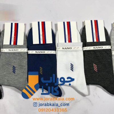 جوراب مردانه نیم ساق ساده دولانخ