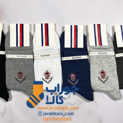 جوراب مردانه نیم ساق ساده دولانخ