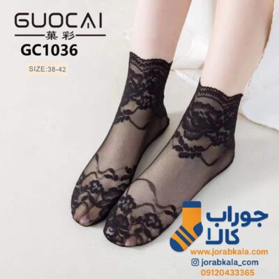 جوراب توری گیپور زنانه گواچی کد z1036