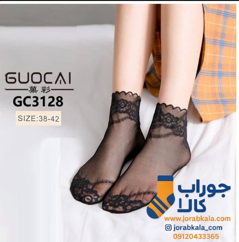 جوراب توری گیپور زنانه گواچی کد z3128