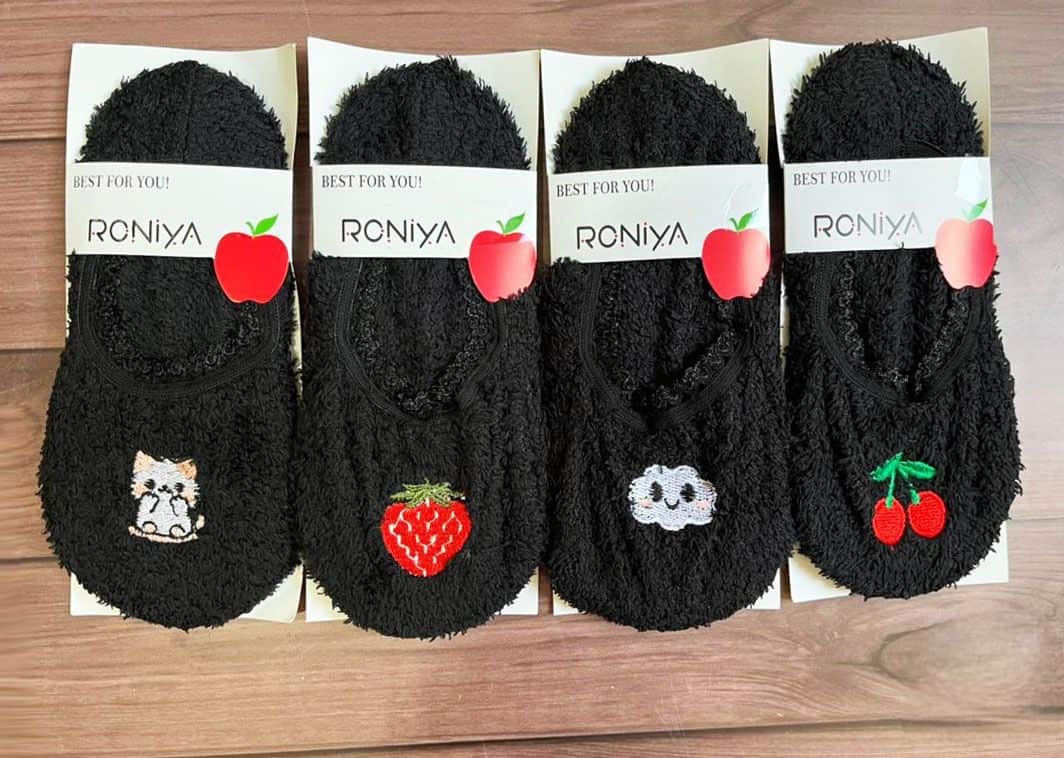 IMG_20251109_185115_090 پاپوش پشمی زمستانی تک رنگ مشکی